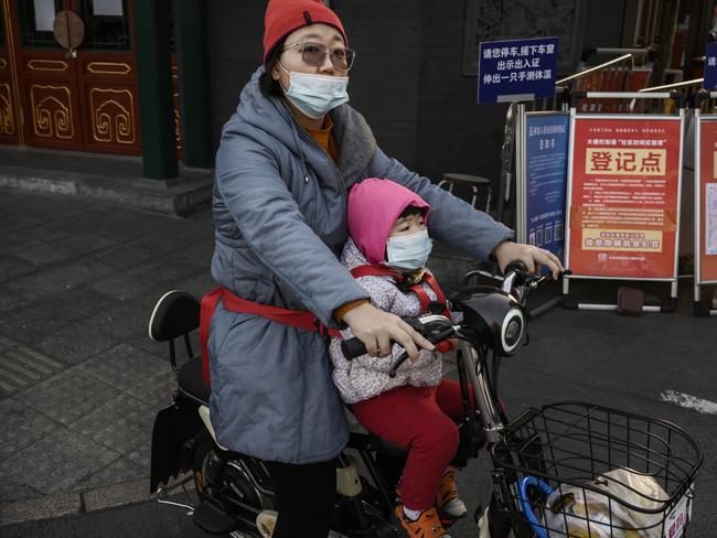 The pneumonia outbreak in China sparked speculation of a new pandemic threat four years after the emergence of Covid-19. Picture: Getty Images