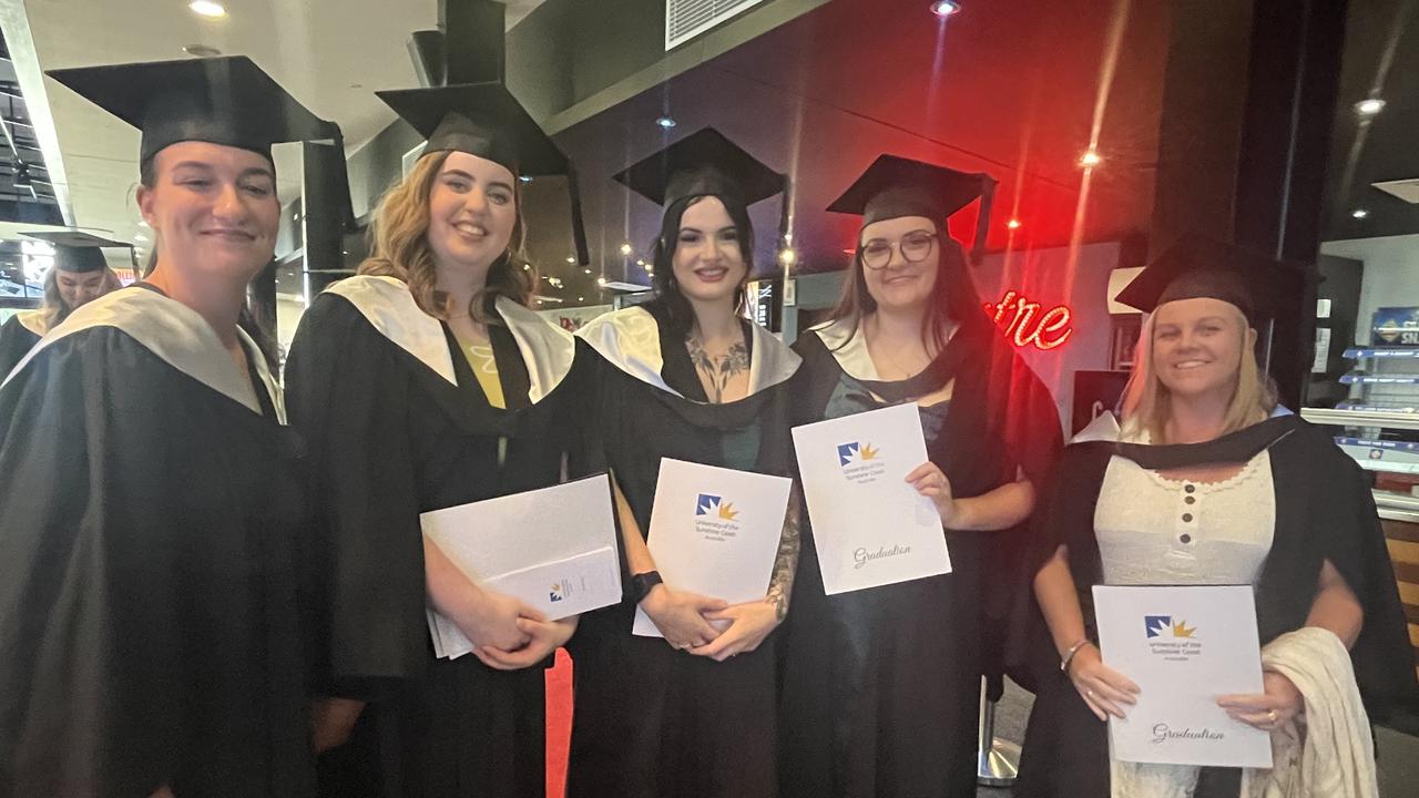 The University of the Sunshine Coast graduation ceremony at Maryborough's Brogla Theatre.