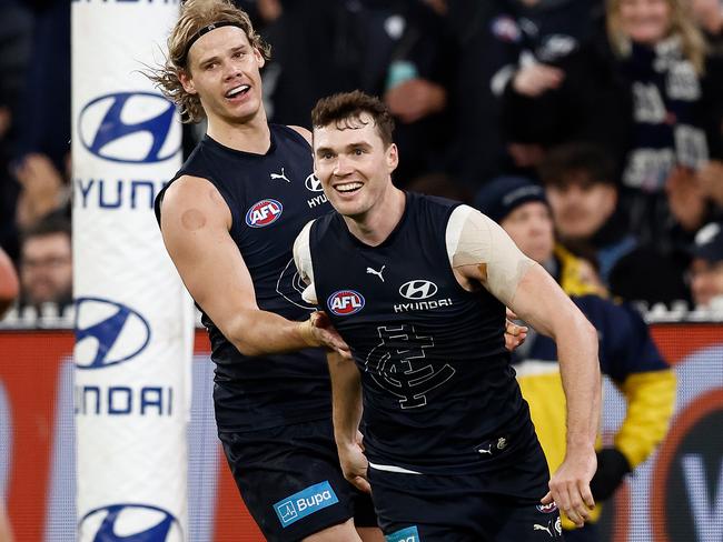 Carlton won, but it wasn’t very impressive. Picture: Getty Images