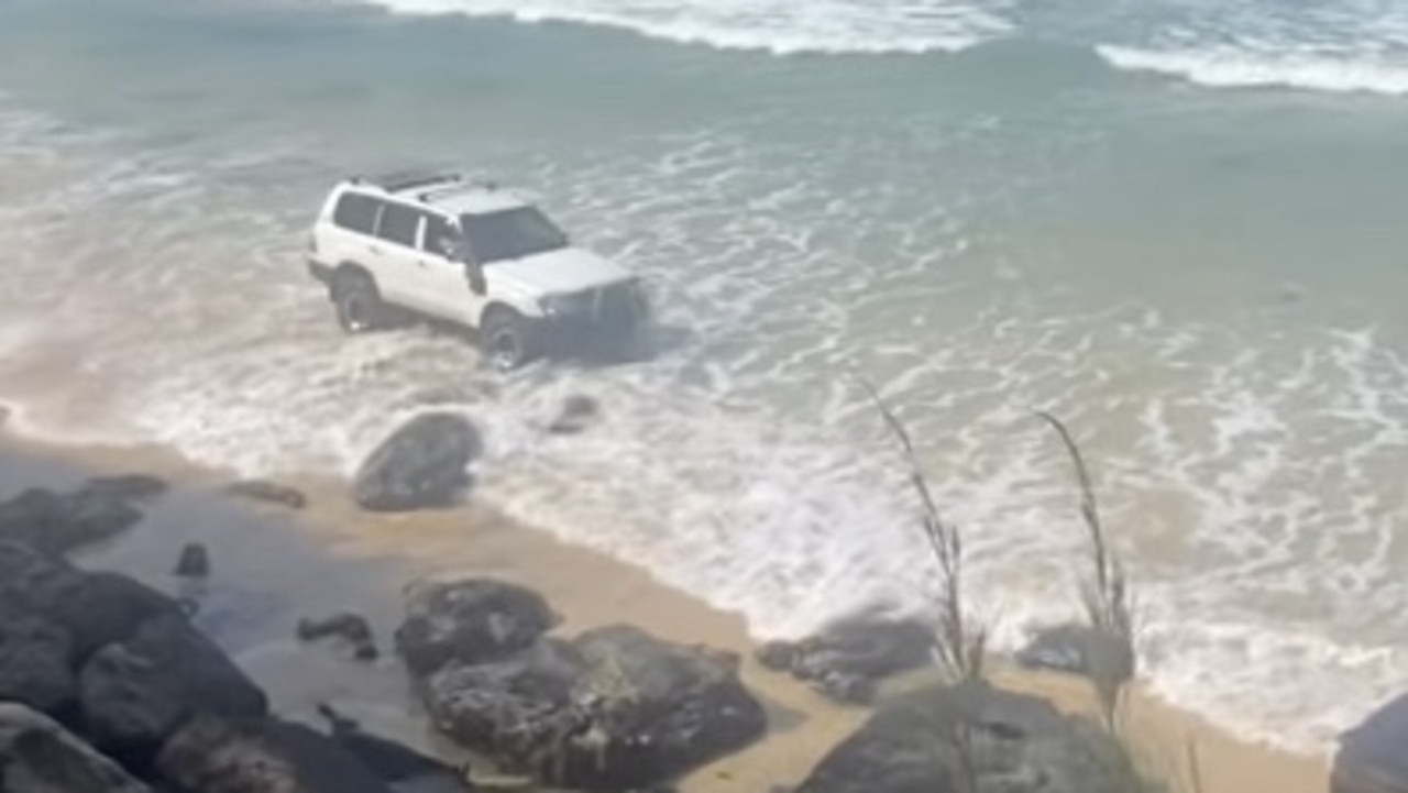 WATCH: Four-wheel-drive runs gauntlet just days after Prados lost in surf