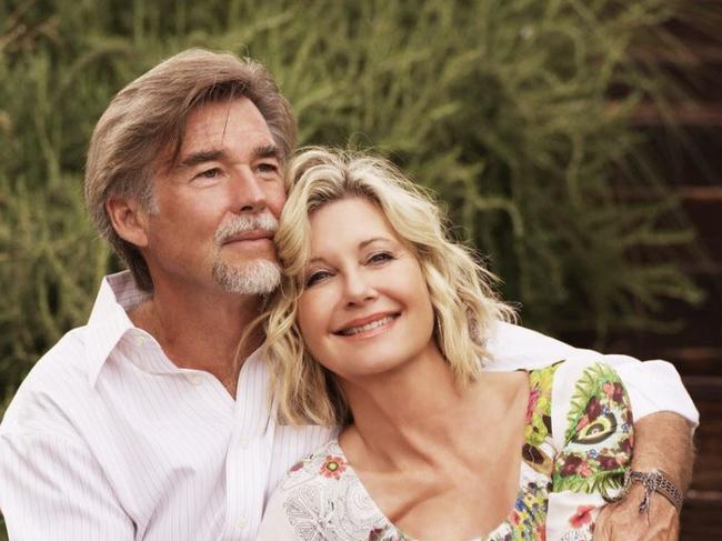 Olivia Newton-John and husband John Easterling.