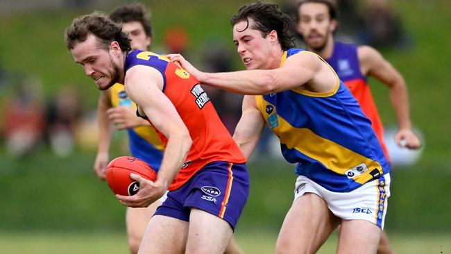 Fitzroy defeated Beaumaris in the preliminary final. Picture: Josh Chadwick