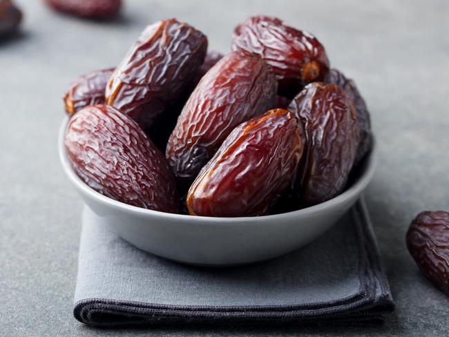 Dates are a good source of prebiotics that feed your gut microbiome. Picture: istock