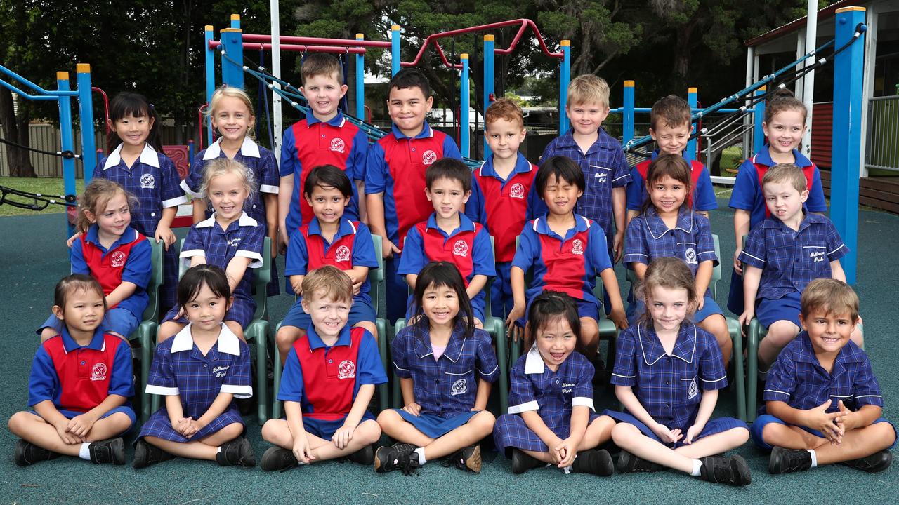 Bellevue Park - Prep A. Front Row: Namon Phutthamek, Lily Takano, Chase Williams, Vanessa Ko, Athemis Leung-Fung, Charli Boulton, Jed Wells. Middle Row: Olivia Santoro, Hannah DeVillers, Nate Moelyono, Laeon Boynton, Manoa Higo, Lenna Havelberg, Boston Keating. Back Standing: Maia Tjia, April Skumvac, Hayden Collett, Noah Styles, Jaxon Barrett, Joseph Edwards, Cooper Gosney, Harper Hall. Photograph: Jason O'Brien