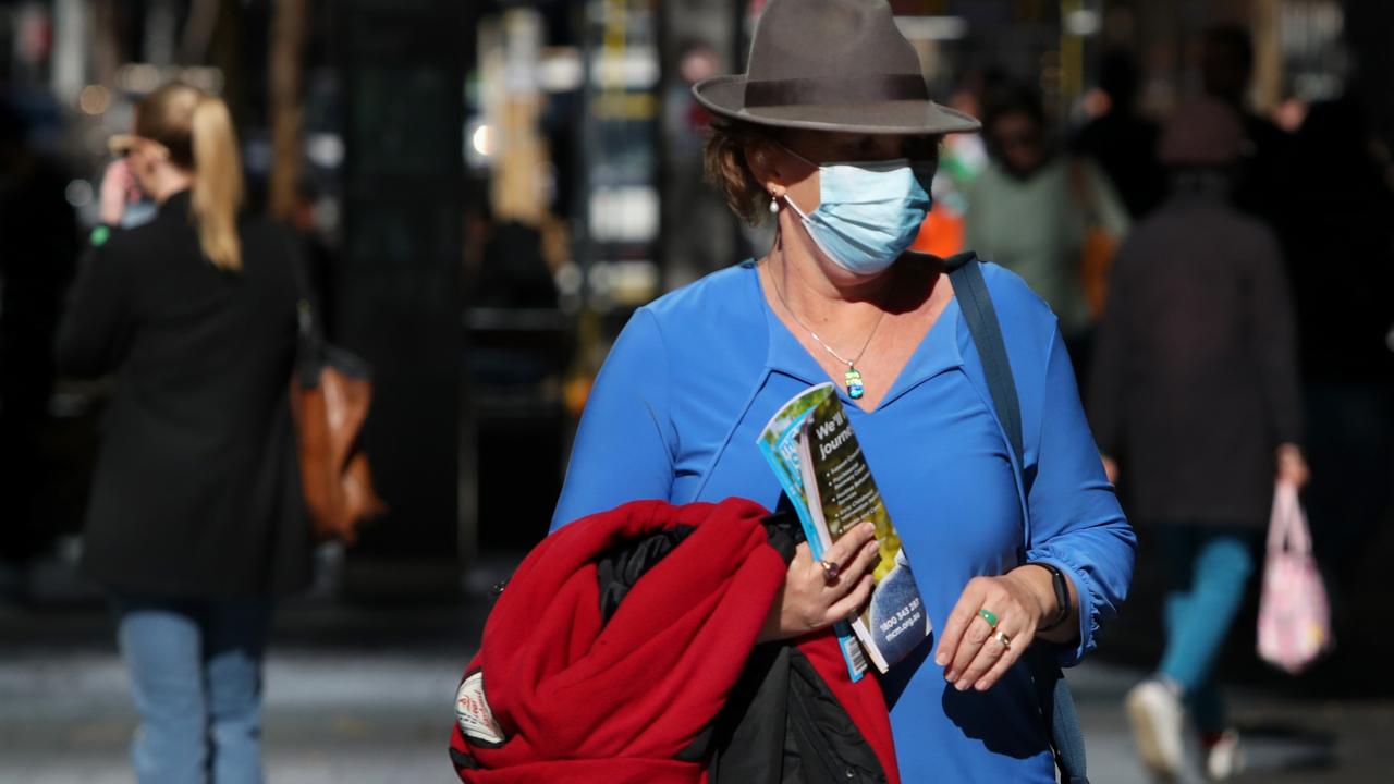 Just a year ago Australian health authorities urged people to take precautions as Australia experienced a third wave of Covid with the Omicron variant infections on the rise. Picture: Getty Images