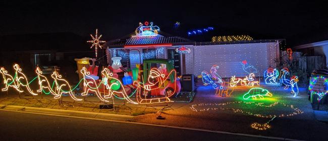 Tash's Christmas Display at Tullis Close, Yarrabilba.