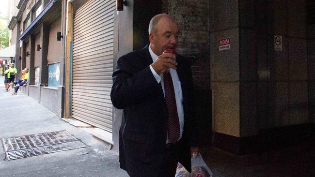 Daryl Maguire photographed arriving at ICAC in October 2020. Picture: NCA NewsWire/ Bianca De Marchi