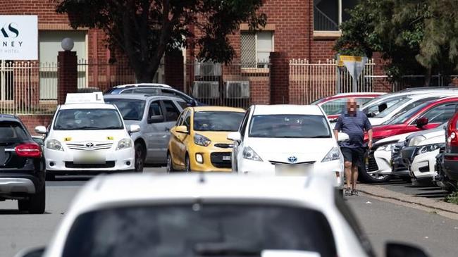 Local streets such as Levey St are choked by the additional burden of rideshare drivers waiting for passengers. Picture: AAP/Julian Andrews