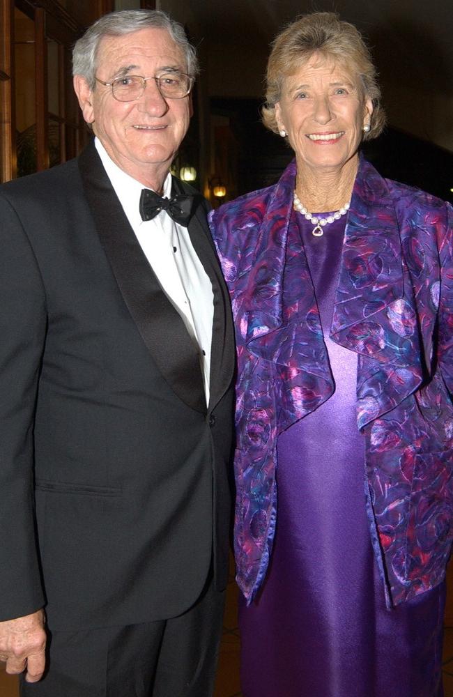 Graham and Betty Jackson at the 2003 Townsville Regional Export Awards held at Southbank Hotel and Convention Centre. Picture: Bryan Lynch.