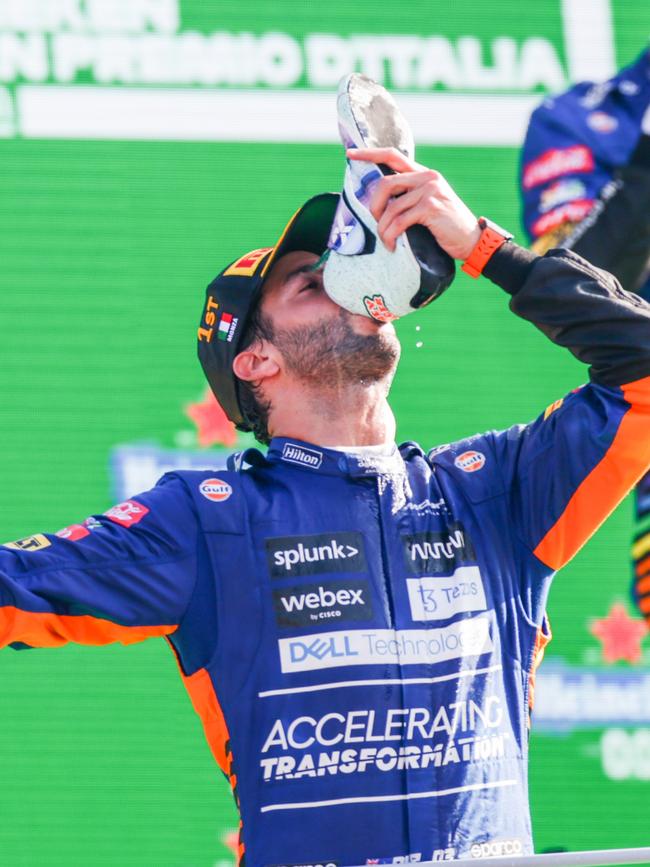 Taking a leaf from another WA great in Daniel Ricciardo. Photo by Peter Fox/Getty Images