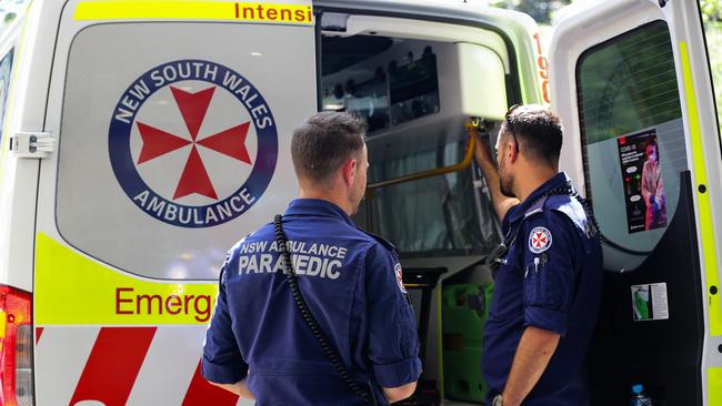 NSW Ambulance Services paramedics are at the scene of a single vehicle crash on the Northern Rivers on Monday April 19, 2021. File Photo NCA Newswire / Gaye Gerard