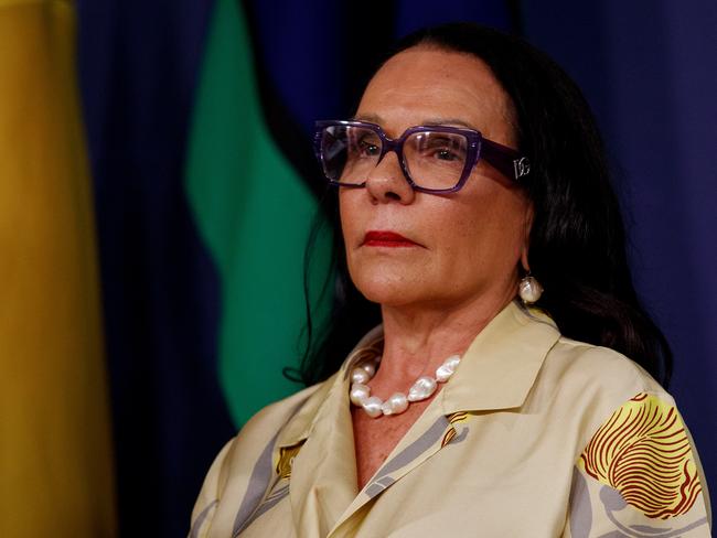 SYDNEY, AUSTRALIA - NewsWire Photos JULY 25, 2024: Retiring Minister Linda Burney during a press conference on Thursday. Picture: NewsWire / Nikki Short