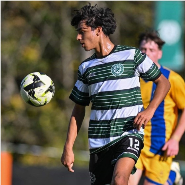 Brisbane Boys' College footballer D'Arcy Satharasinghe.