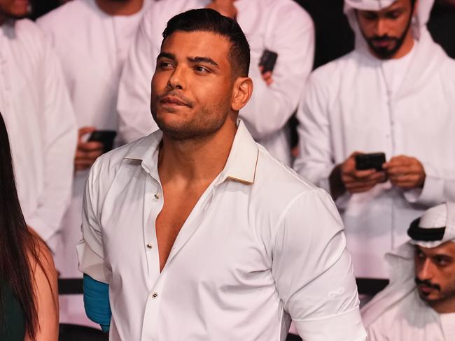 Costa looking fresh after his scuffle with a fan in the stands at UFC 294. Picture: Chris Unger/Zuffa LLC via Getty Images