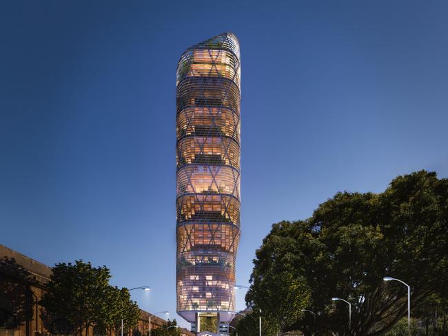 Atlassian Sydney Headquarters, Atlassian has announced plans to build the world’s tallest hybrid timber building for its new headquarters in the tech precinct at Central Station., The new building will be home to thousands of technology workers when complete in 2025.