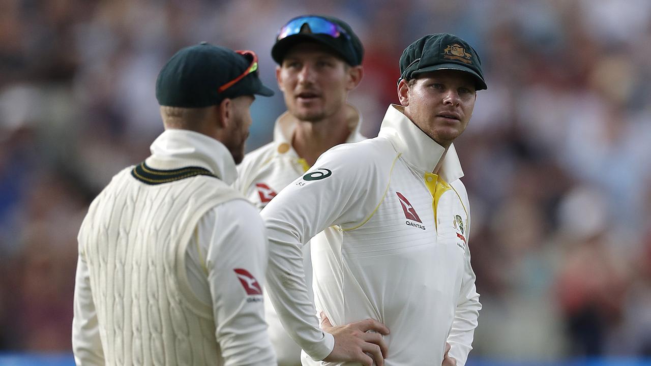David Warner, Cameron Bancroft and Steve Smith were involved in the scandal. (Photo by Ryan Pierse/Getty Images)