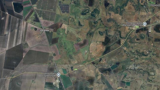 Emergency services are responding to a four-vehicle crash at Yarranlea, near Pittsworth.