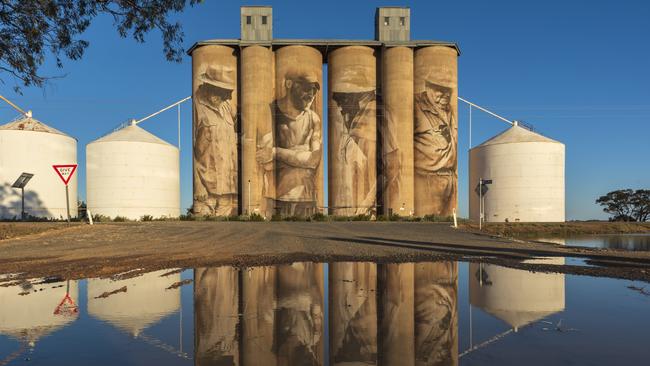 The Silo Art Trail in Victoria’s Wimmera-Mallee district has helped bring tourists to the region.