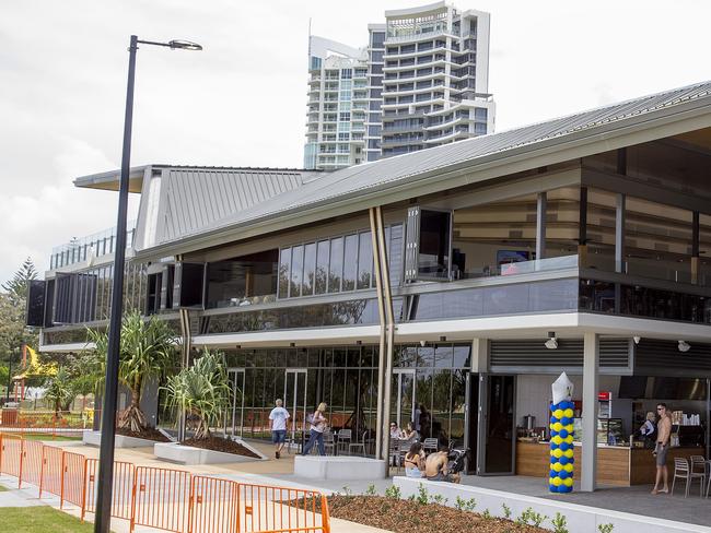 The new Kurrawa Surf Club at Broadbeach. Picture: Jerad Williams