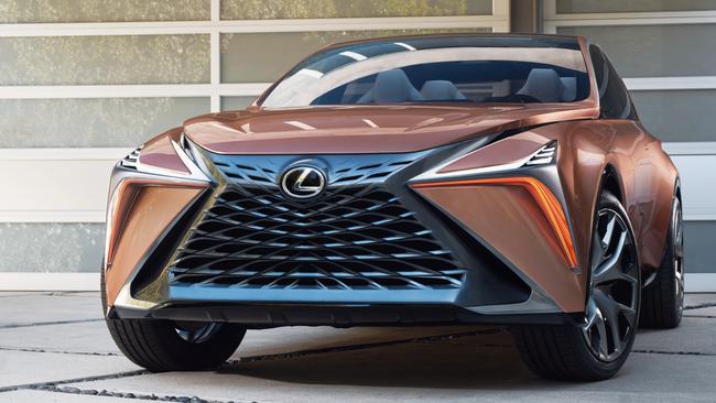 Dramatic styling: Lexus’s LF-1 Limitless Concept. Pic: Supplied.