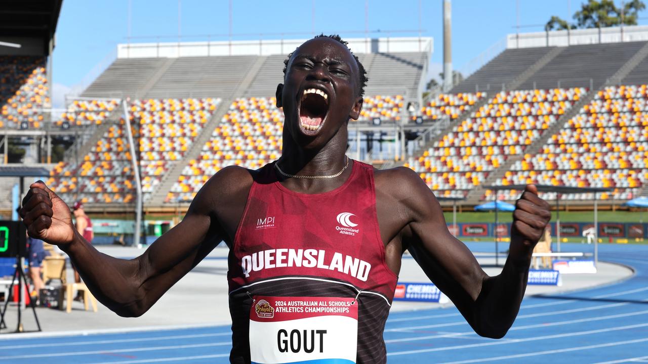 Gout showed his class again in the 200m heats. Picture David Clark