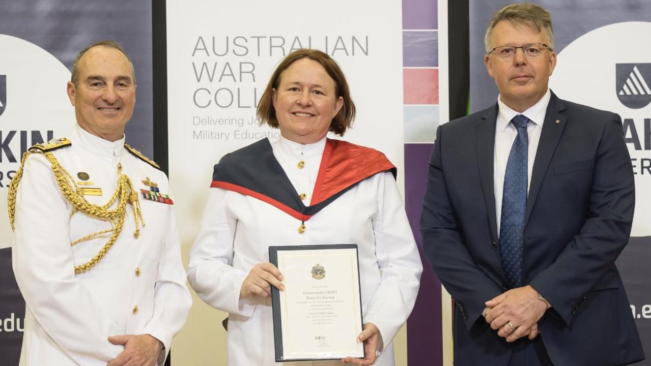 Commander Natasha Burney served in the Australian navy as an aeronautical engineer and did a six month tour of Afghanistan.