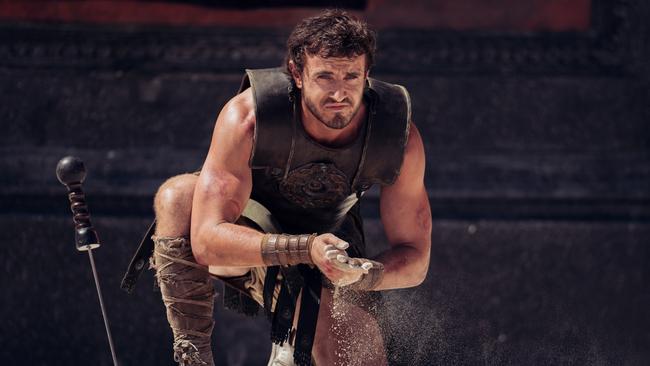 Irish actor Paul Mescal plays Lucius in Gladiator II from Paramount Pictures. He gained substantial muscle for the role. Picture: Supplied