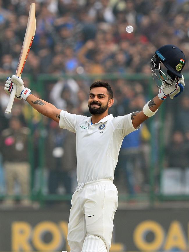 ...And Smith’s Indian arch-nemesis Virat Kohli. Picture: AFP