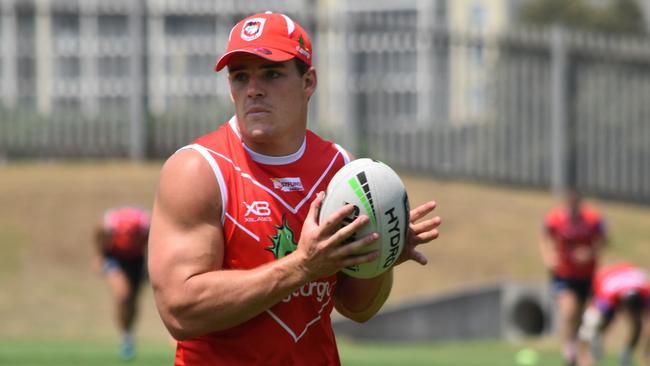 St George Illawarra Dragons young gun Jackson Ford is working hard away from the game. Pics: Supplied