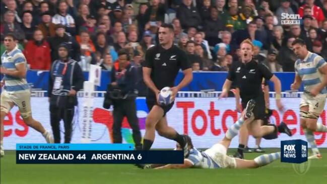 All Blacks blitz Pumas to reach WC final