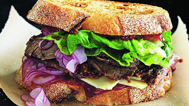 Donna Hay’s ultimate steak sandwich. Picture: Donna Hay.