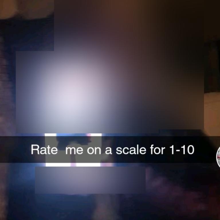 Students from the college have asked people to rate them on a scale of one to ten. Picture: TikTok