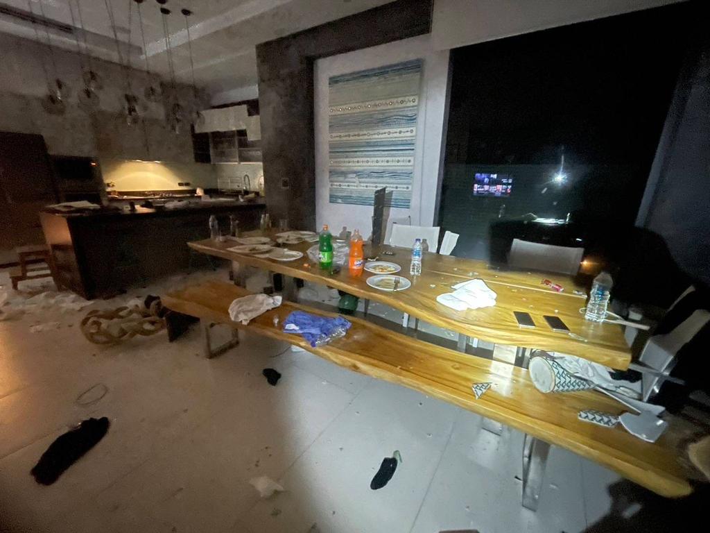 The villa was completely trashed. Picture: Viral Press