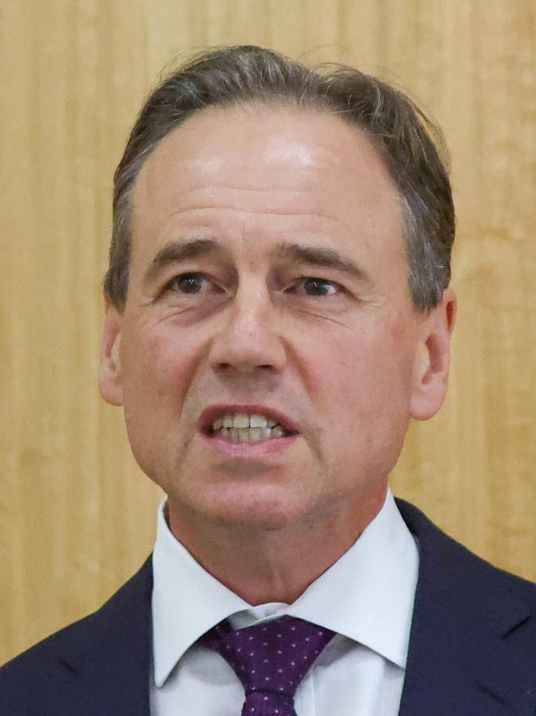 Former health and Aged Careminister Greg Hunt. Picture: NCA NewsWire/Brendan Beckett