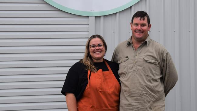 Parents and business owners Sarah and Lloyd Courtney.