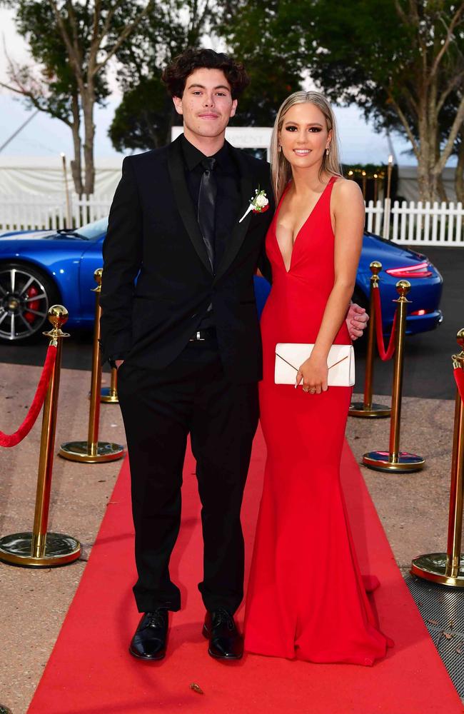 Tom Rodger and Laura Callaghan at year 12 formal, Unity College. Picture: Patrick Woods.