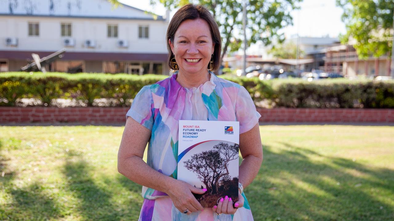 Mayor Peta MacRae at the road map launch on Friday, February 21.