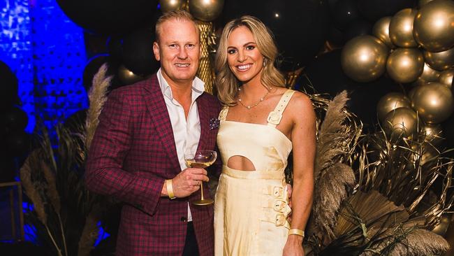 Moet &amp; Chandon Imperial 150th Anniversary David 'Luttsy' Lutteral and Emily Seebohm