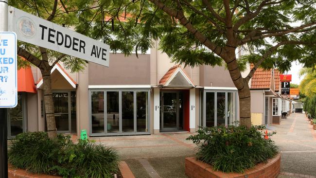 Tedder Avenue was once a busy hub for the Gold Coast’s rich and famous. It now has restaurants that are near empty and shops moving out. Picture: Scott Fletcher