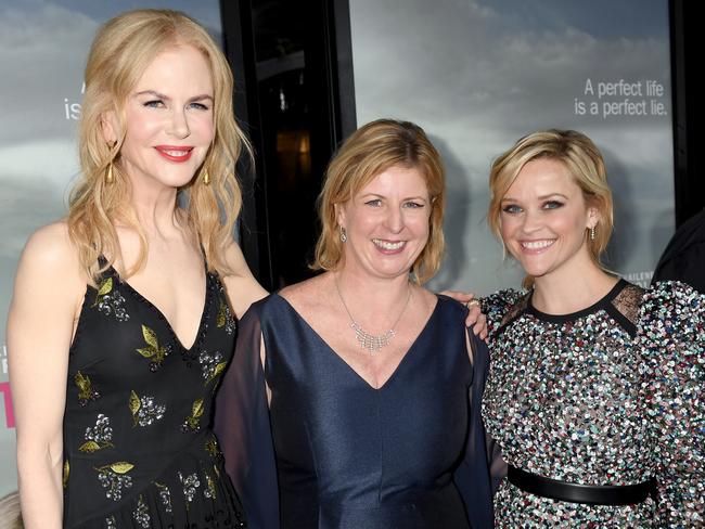 Nicole Kidman, Liane Moriarty and Reese Witherspoon. Picture: Supplied/Foxtel.