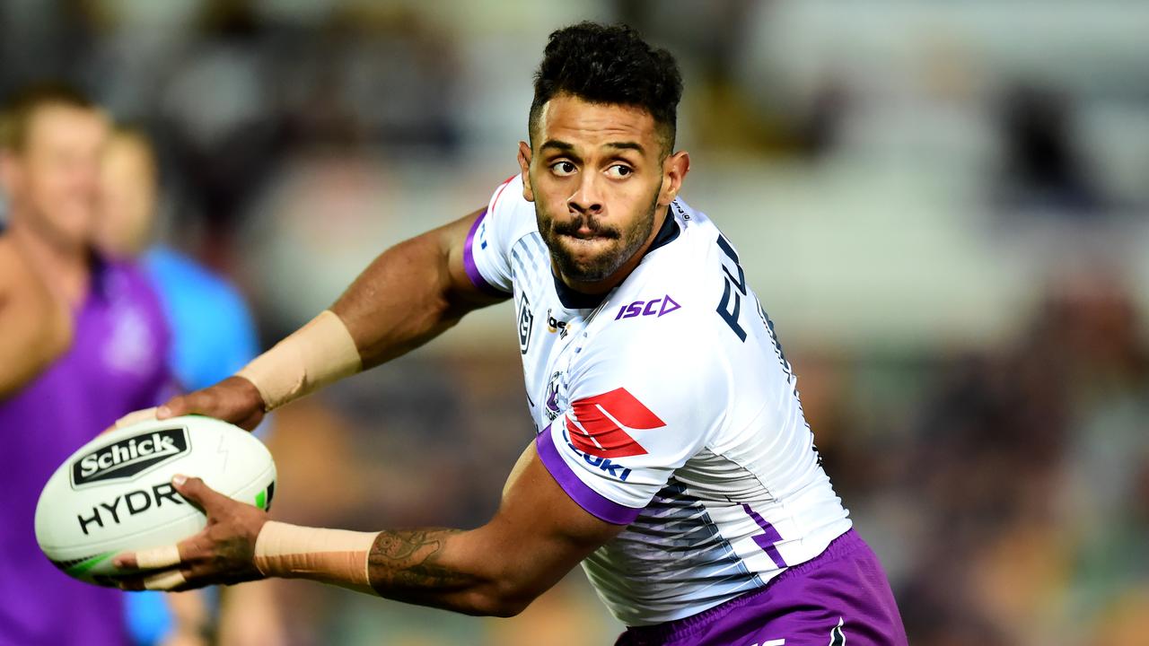 Josh Addo-Carr . NRL; North Queensland Cowboys Vs Melbourne Storm at 1300 Smiles Stadium. Picture: Alix Sweeney