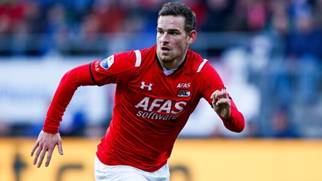 goal Vincent Janssen of AZ Alkmaar last year.
