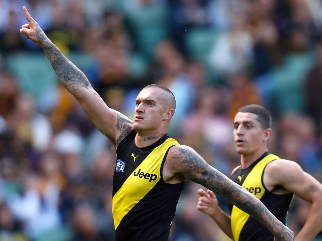 Dustin Martin is already thriving under the new rules. Picture: Getty Images