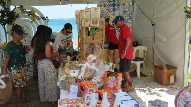 The 'Mercato', traditional Italian shopping at the 2025 Darwin Italian Festival. Picture: Aden Hill