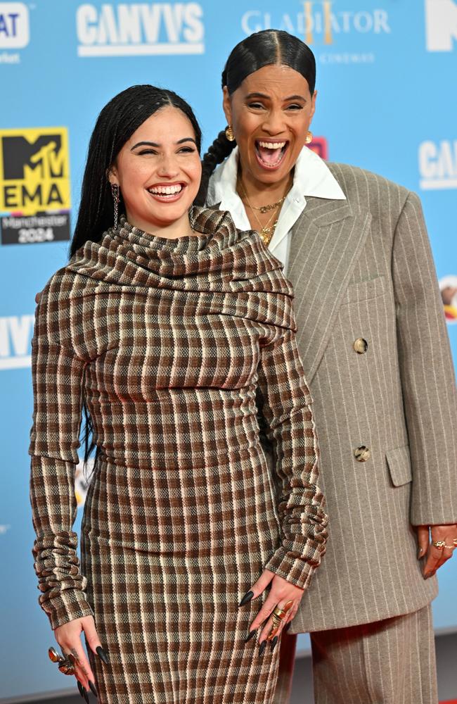 Mabel (left) and Neneh Cherry. Picture: Anthony Devlin/Getty