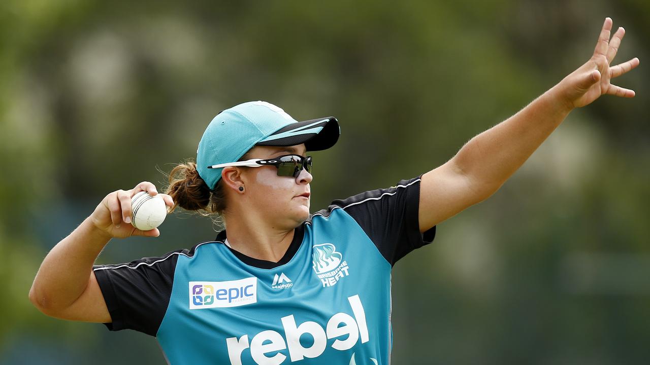 Ash Barty played for the Brisbane Heat in the WBBL. Picture: Colleen Petch.