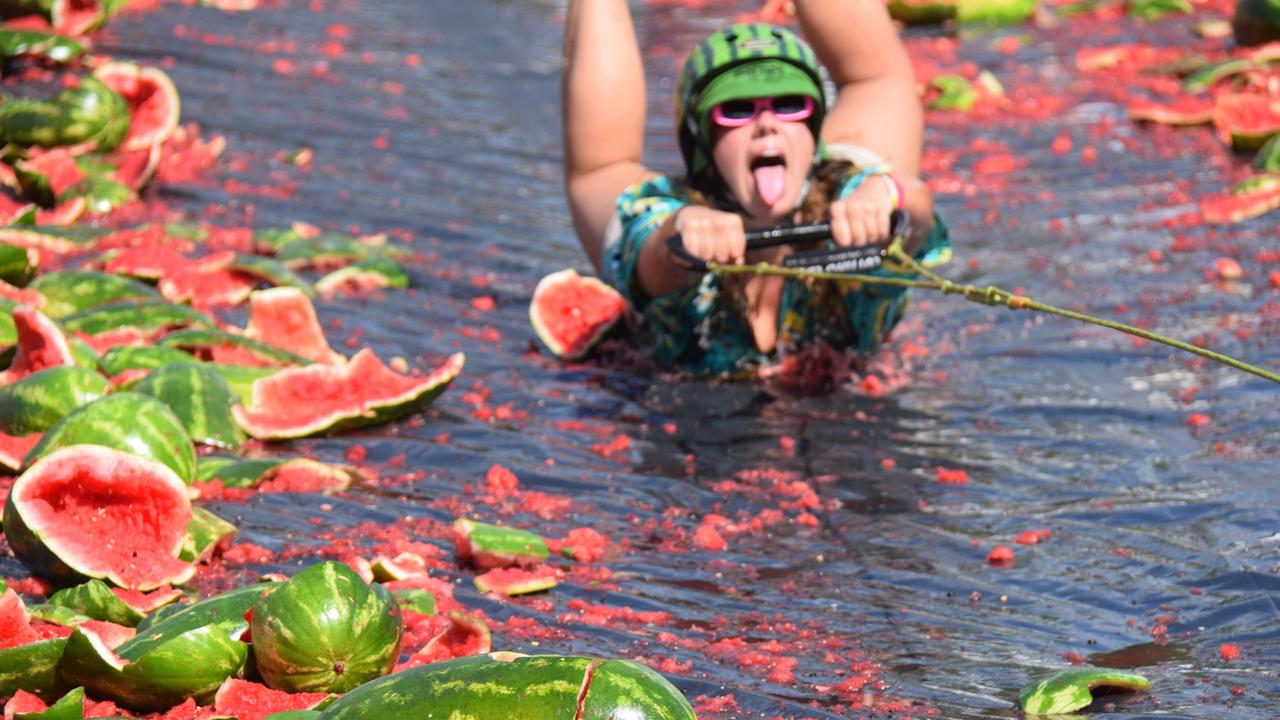 All the melon madness from the Chinchilla Melon Festival 2023. Picture: Emily Devon