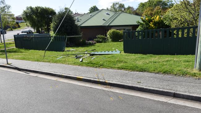 Tasmania Police say a man was run down on Woodland Grove at Newnham about 5pm on October 17, 2022, in what they believe was a targeted attack. Picture: Alex Treacy