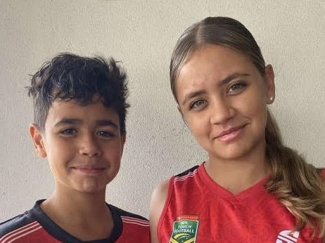 NQ Tropical Cyclones' Ethan Mooney and Madi Mooney. Picture: Supplied.