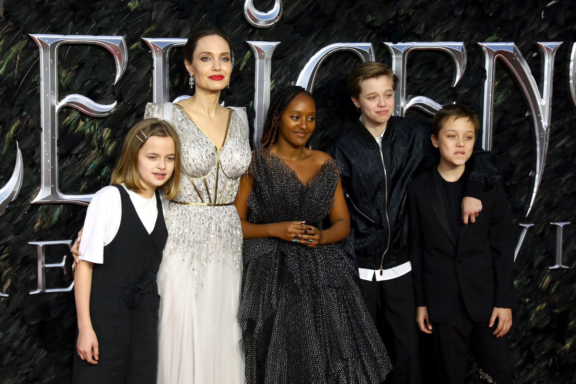 Angelina Jolie opens up about her and Brad Pitt's children in a